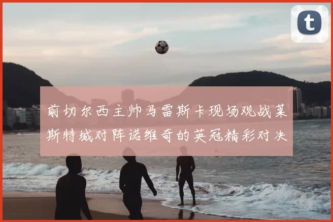 前切尔西主帅马雷斯卡现场观战莱斯特城对阵诺维奇的英冠精彩对决