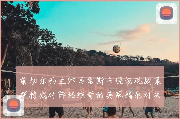 前切尔西主帅马雷斯卡现场观战莱斯特城对阵诺维奇的英冠精彩对决